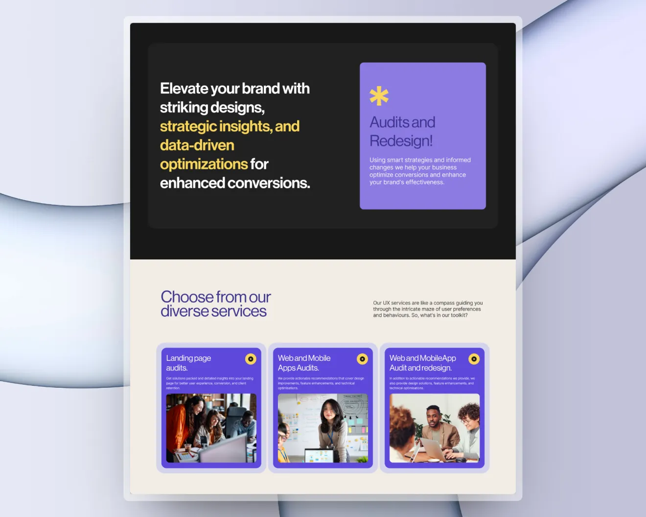 Craftcheck Site Mockup