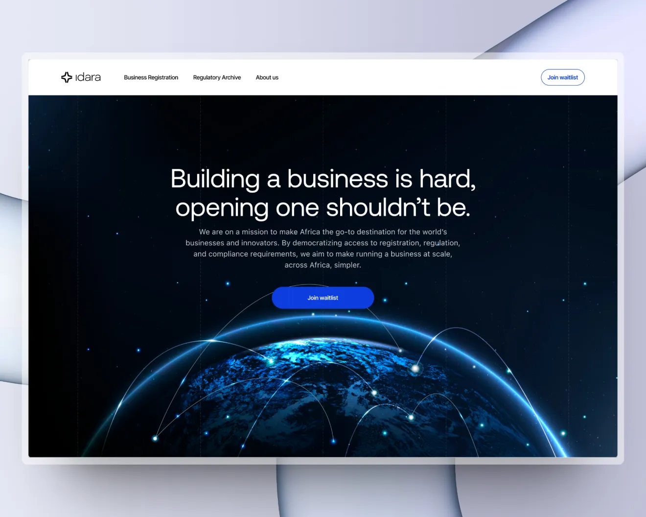Idara Site Mockup