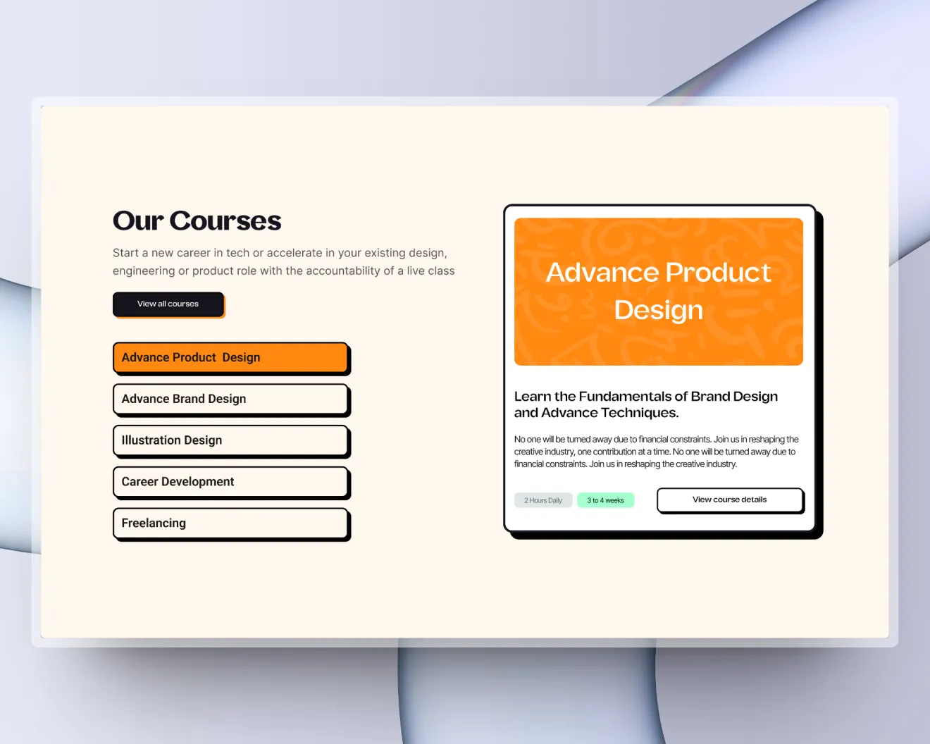 Synthera Site Mockup